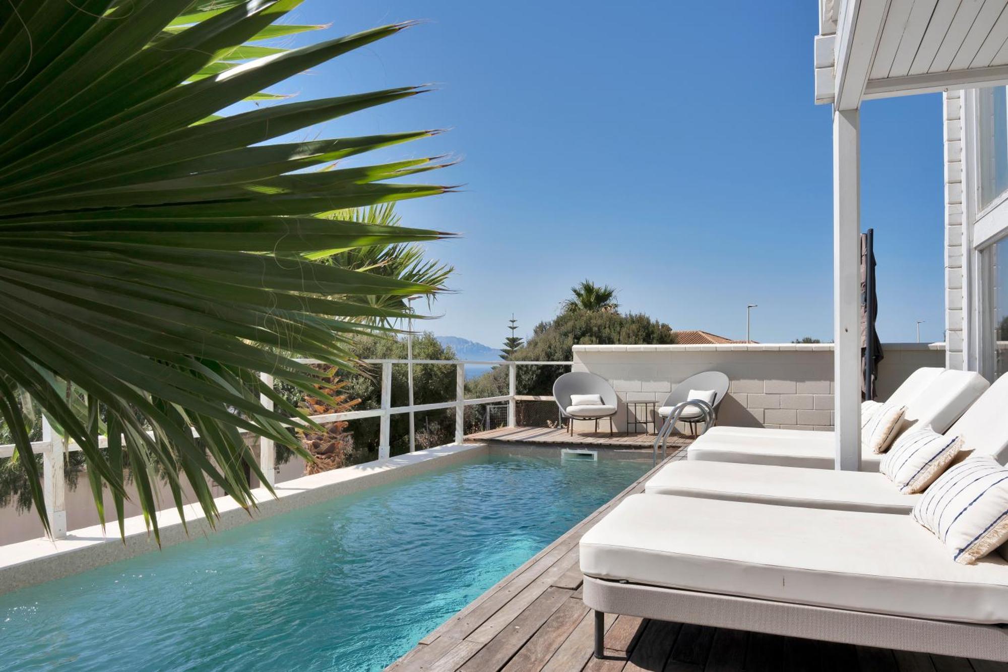 Villa ¡ Estupenda Casa Con Piscina Con Vistas Al Mar ! Algeciras Exterior foto